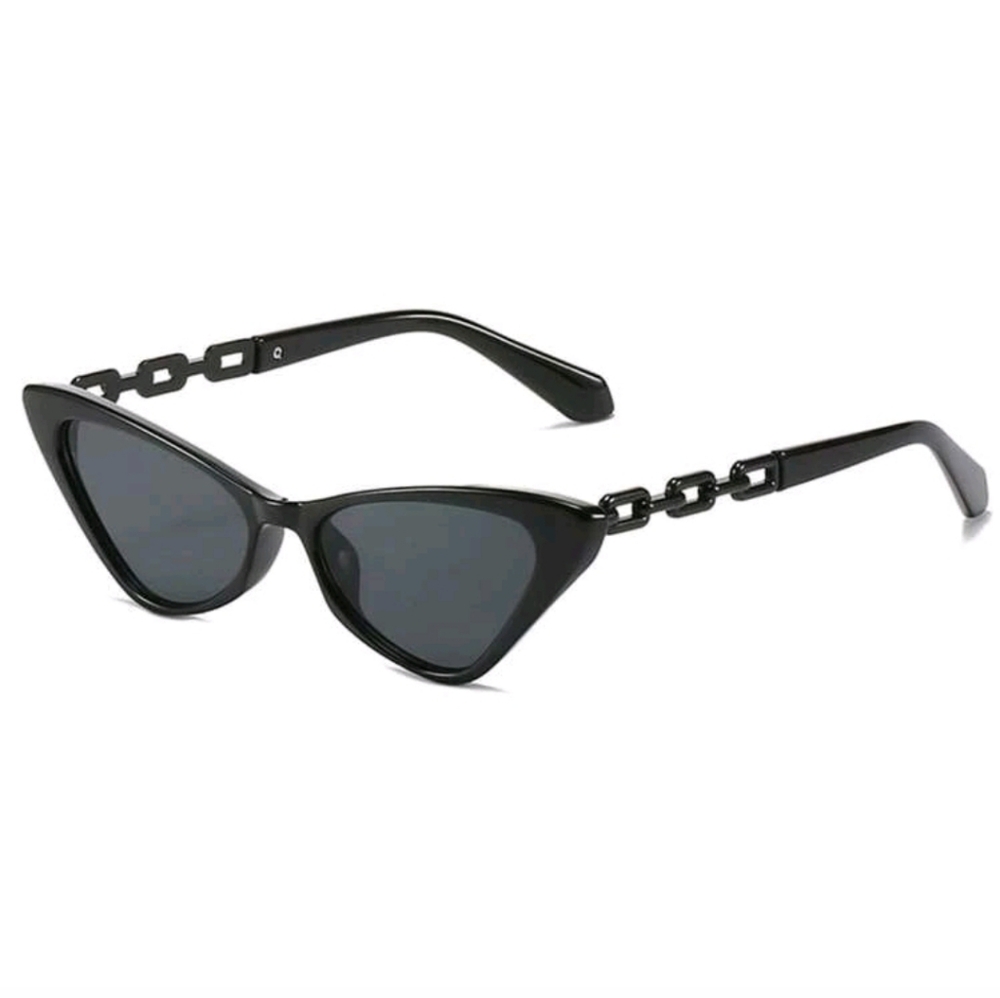 NWT, Chic Black Cat Eye Sunglasses